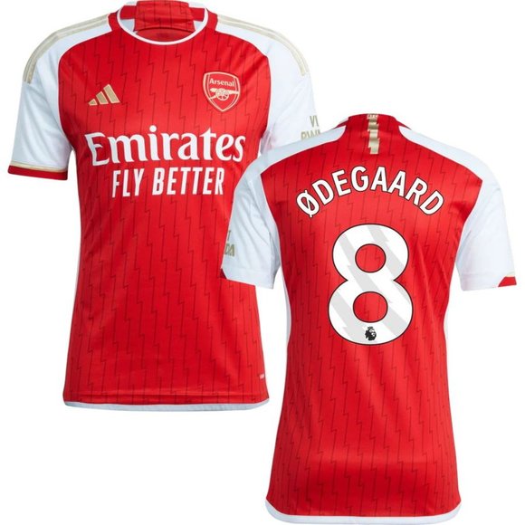 Arsenal F.C. Martin Odegaard 2023-24 Home Jersey - Picture 1 of 1